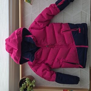 Marmot Girls Slingshot Jacket Little Kids/Big Kids SZ-S  Berry/Arctic Navy